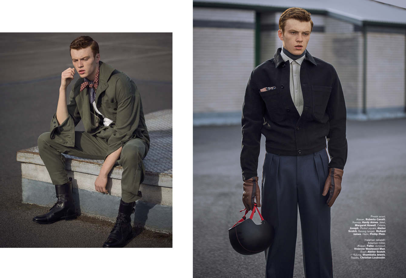 harpers bazaar man / utilitarian